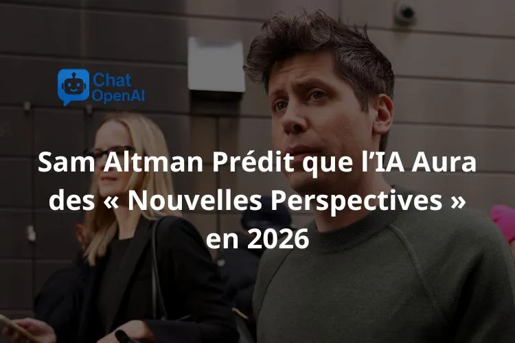 Sam Altman Prédit que l’IA Aura des « Nouvelles Perspectives » en 2026